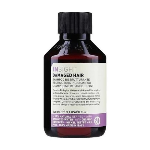 Insight Damaged Hair Restructurizing Shampoo Шампунь для відновлення пошкодженого волосся 100мл